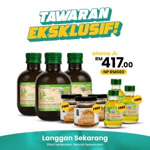 [BUNDLE] Olivie Plus 30X 250ml & Madu Kyrgyzstan 50ml [PERCUMA Olivie Plus 30X 50ml]
